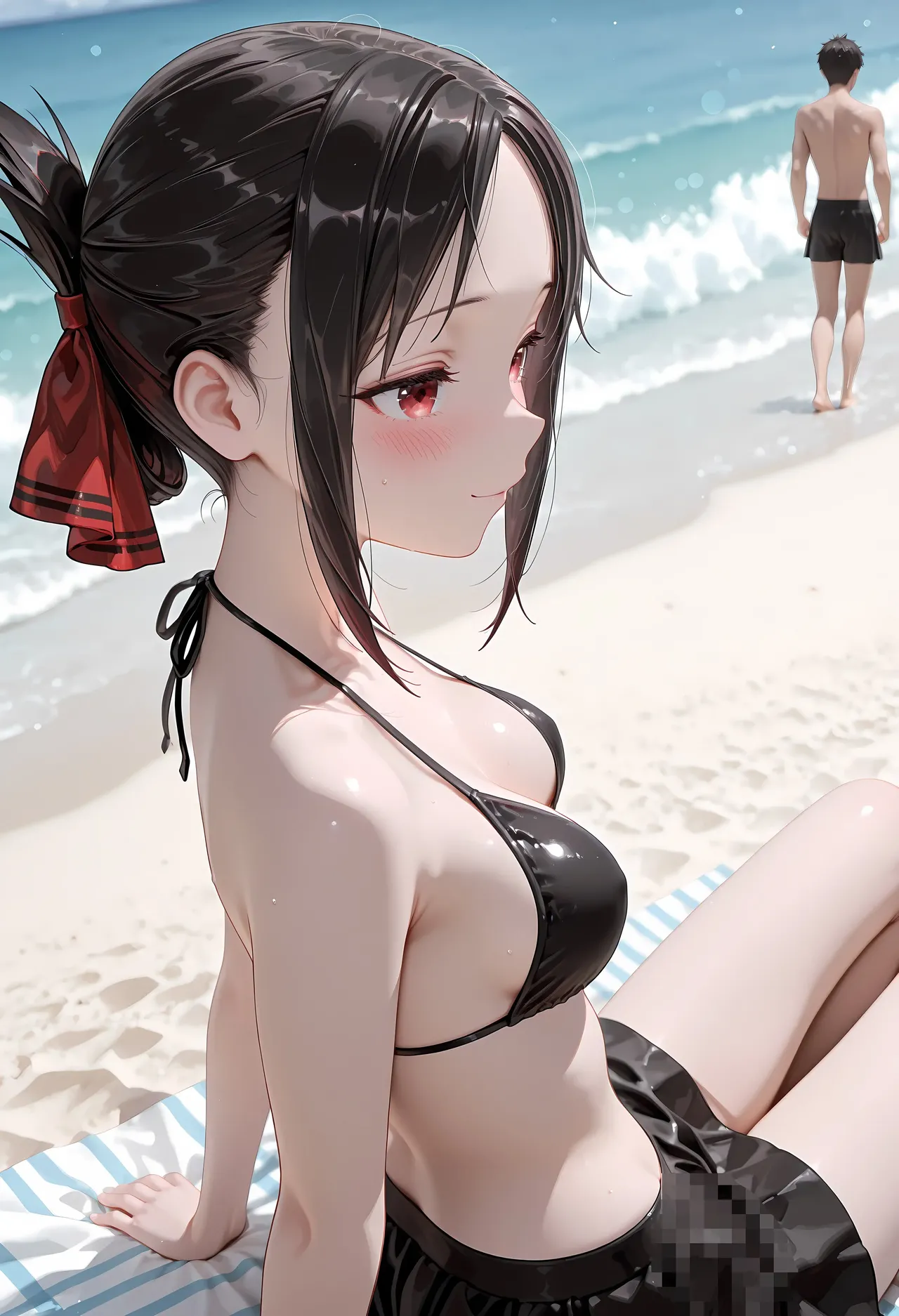 あまらぼ ビキニ美少女 四宮か〇や編青い空で催生ハメした話 かぐや様は〇らせたい - Image 8