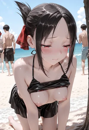 あまらぼ ビキニ美少女 四宮か〇や編青い空で催生ハメした話 かぐや様は〇らせたい - Page 20