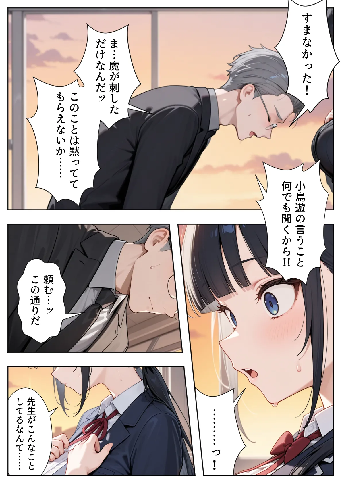 ぱにぱに 優等生の裏の顔 大好きな先生の弱味を握って寸止めの果てに中出しさせる話 - Image 11