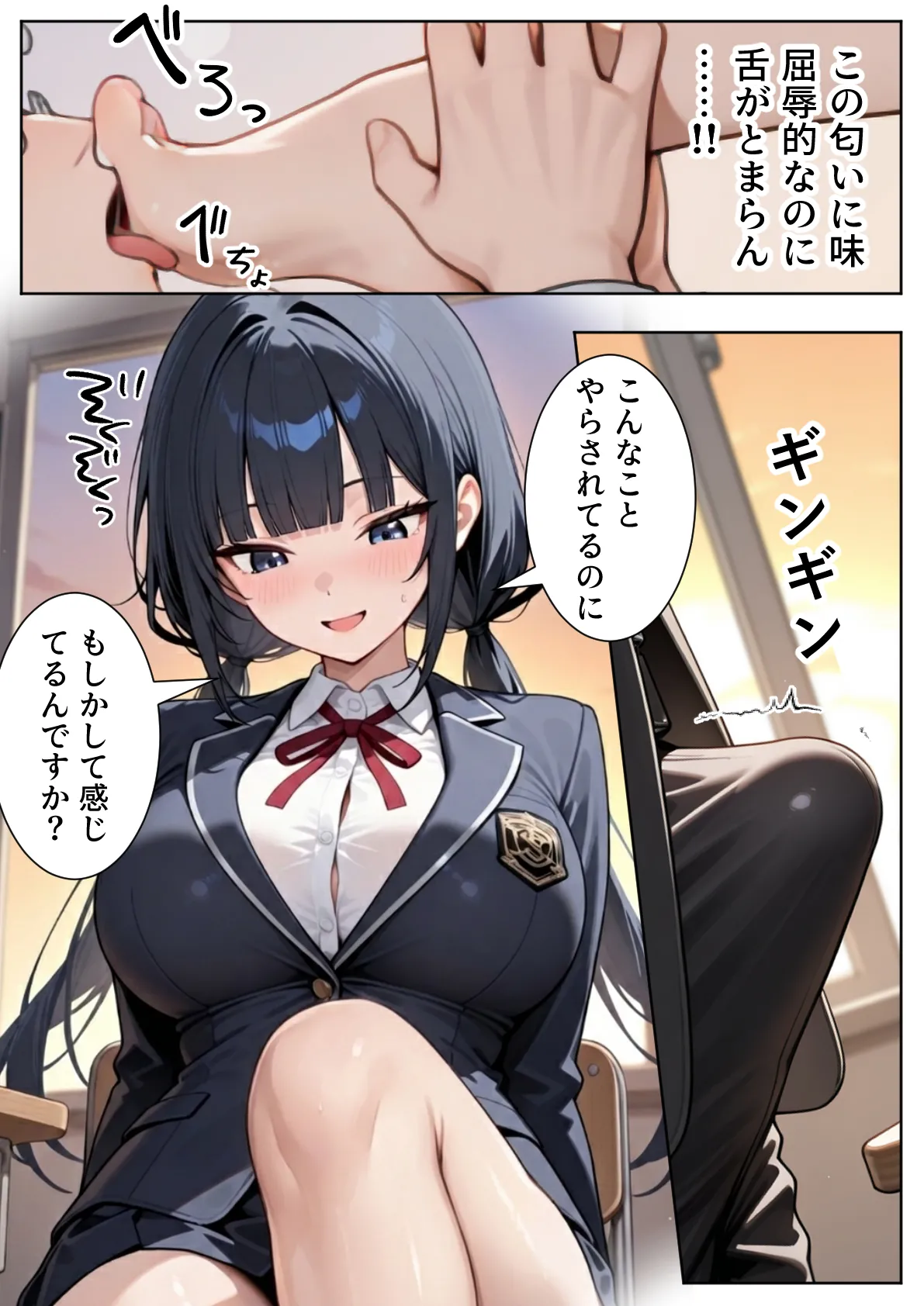 ぱにぱに 優等生の裏の顔 大好きな先生の弱味を握って寸止めの果てに中出しさせる話 - Image 18