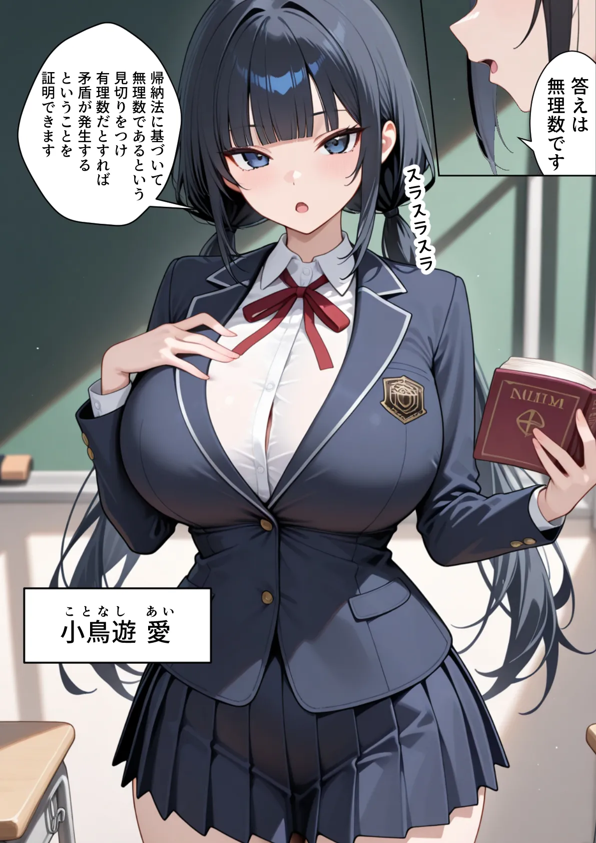 ぱにぱに 優等生の裏の顔 大好きな先生の弱味を握って寸止めの果てに中出しさせる話 - Image 3