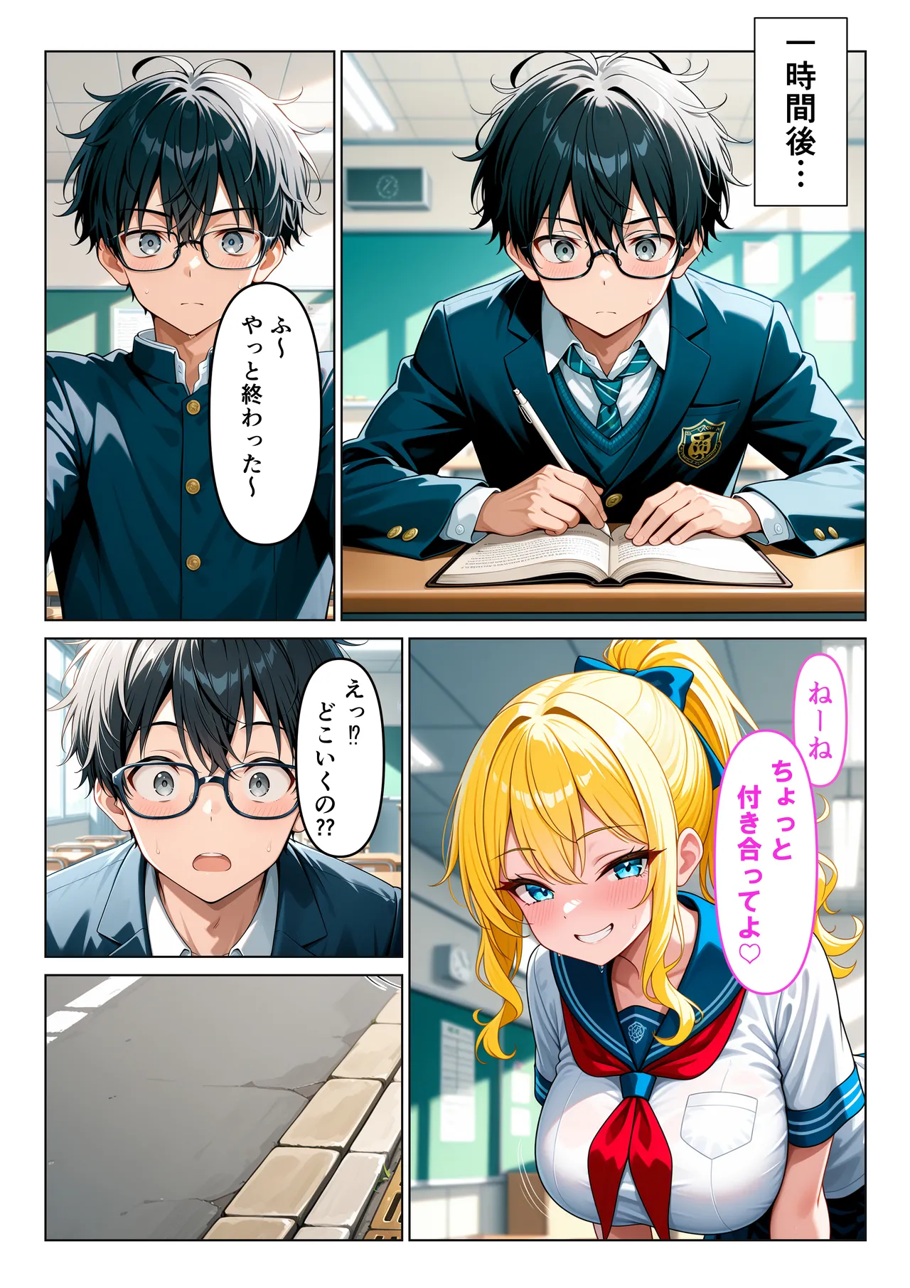 うとまる堂 爆乳ギャルの童貞中出し性指導カースト底辺の僕が性欲お化けのギャルと童貞卒業する話 - Image 7