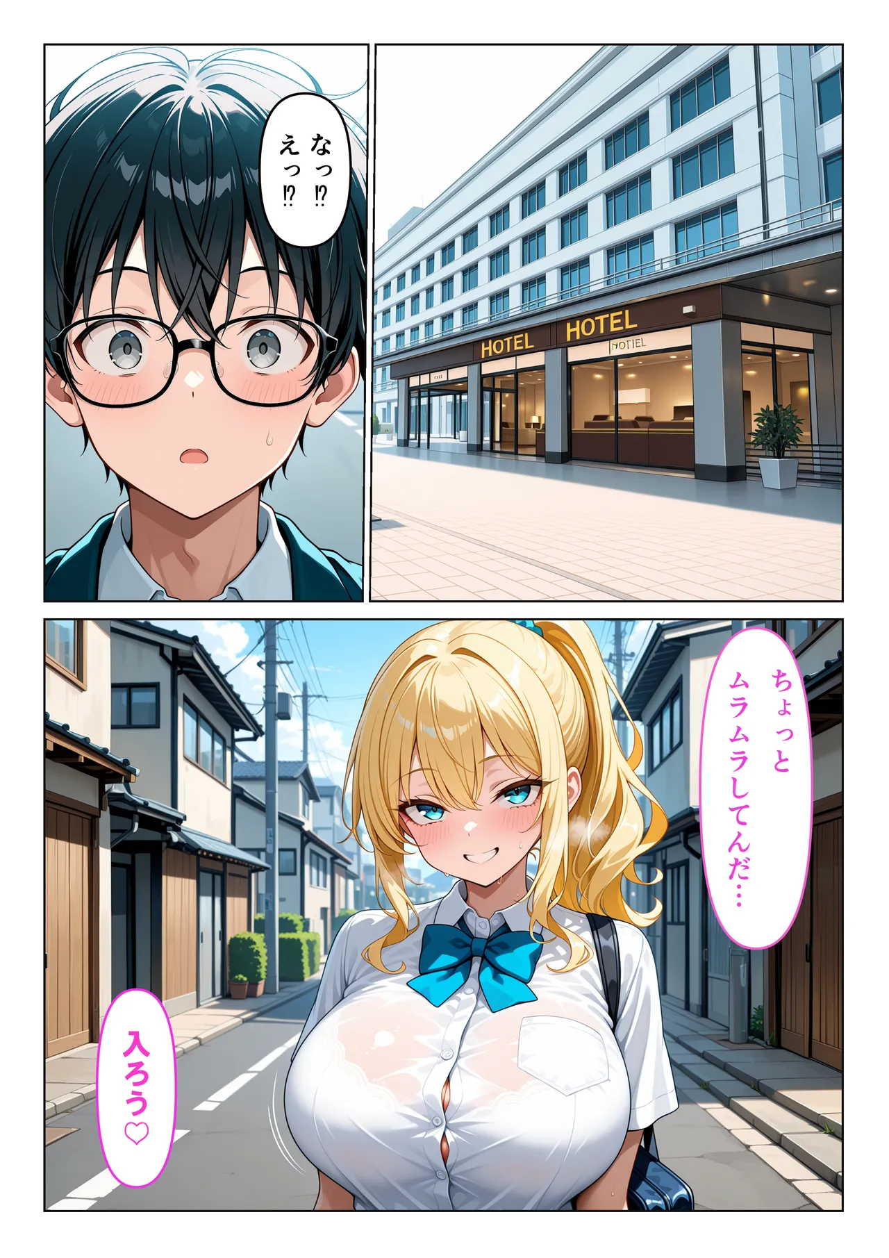 うとまる堂 爆乳ギャルの童貞中出し性指導カースト底辺の僕が性欲お化けのギャルと童貞卒業する話 - Image 8