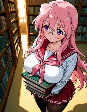 みゆきさんと図書室で - Page 2