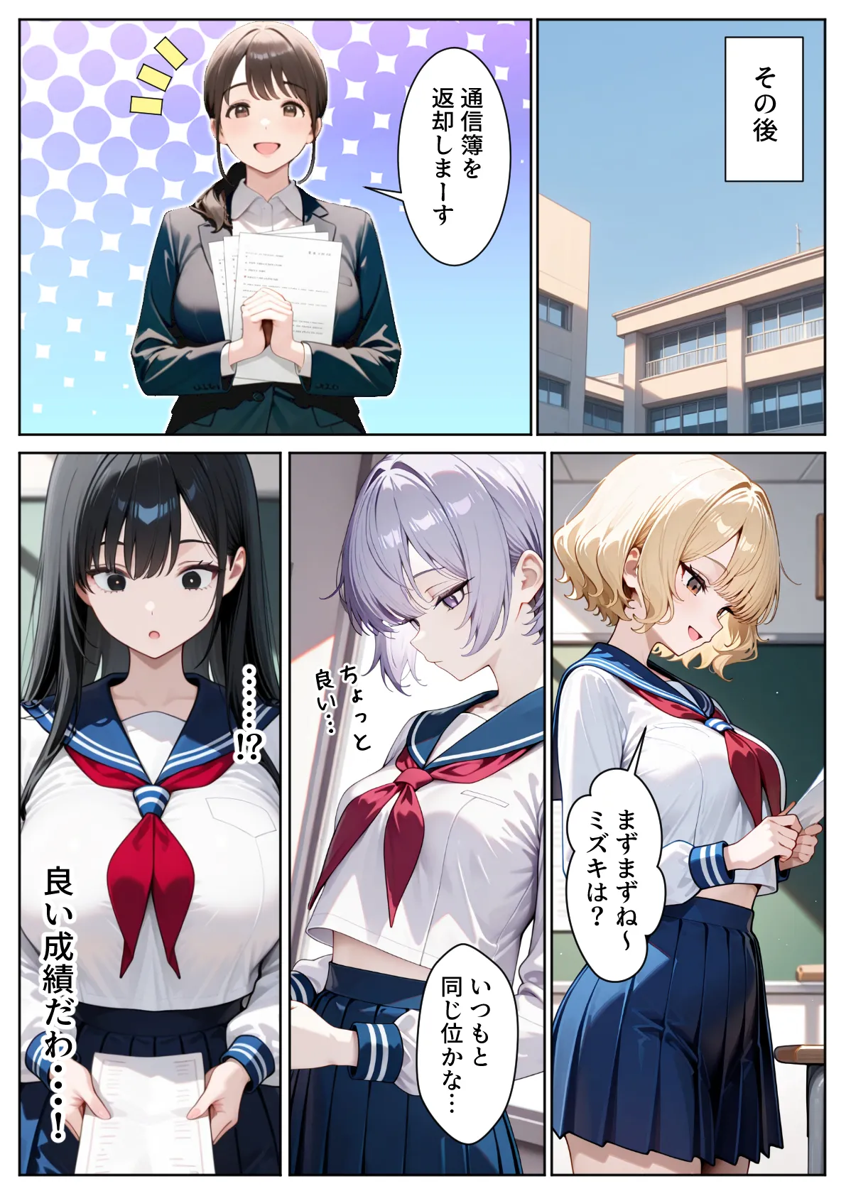 ぱにぱに どきどきセックス学園 保健授業でハーレム性活 - Image 73