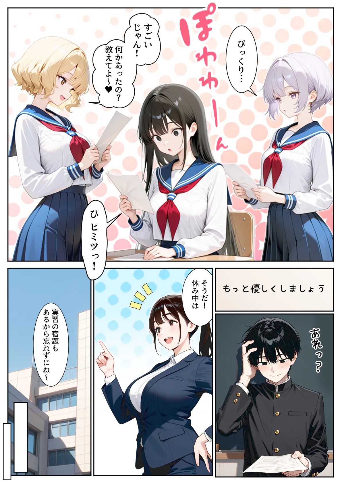 ぱにぱに どきどきセックス学園 保健授業でハーレム性活 - Image 74