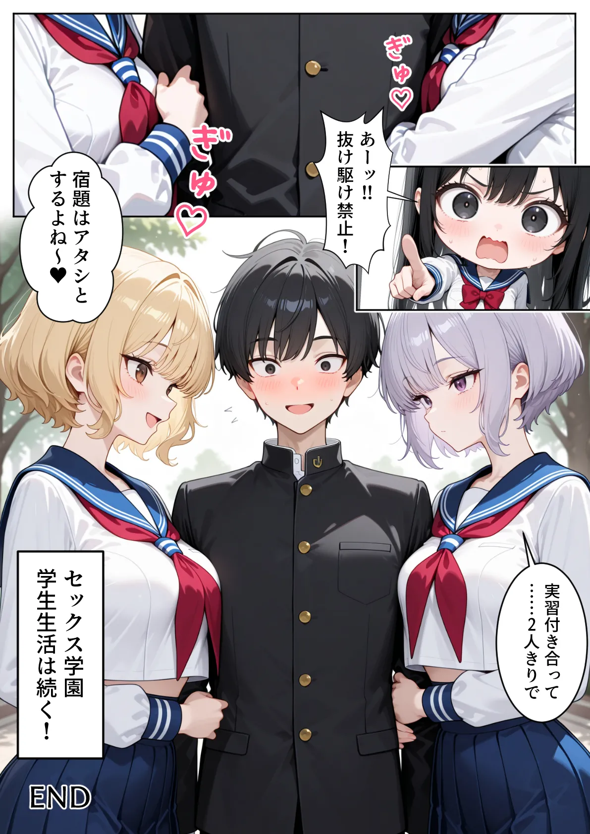 ぱにぱに どきどきセックス学園 保健授業でハーレム性活 - Image 75