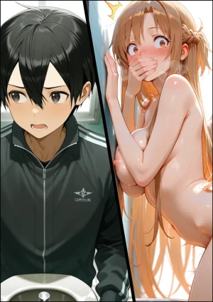 えちち工房 淫紋によって快楽 何度もイかされ寝取られる アスナ編 - Page 154