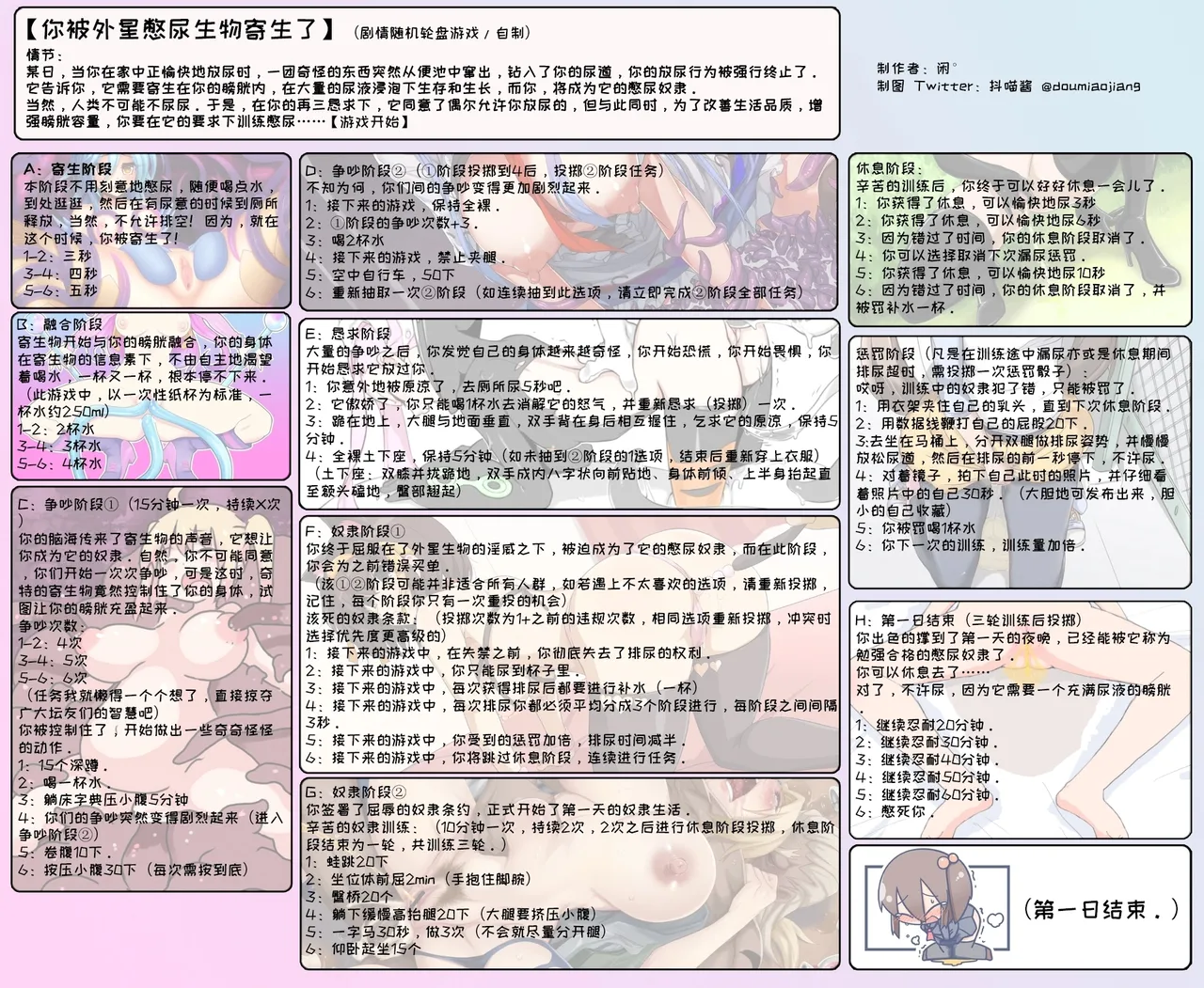 抖喵家轮盘游戏个人性癖整理 - Image 205