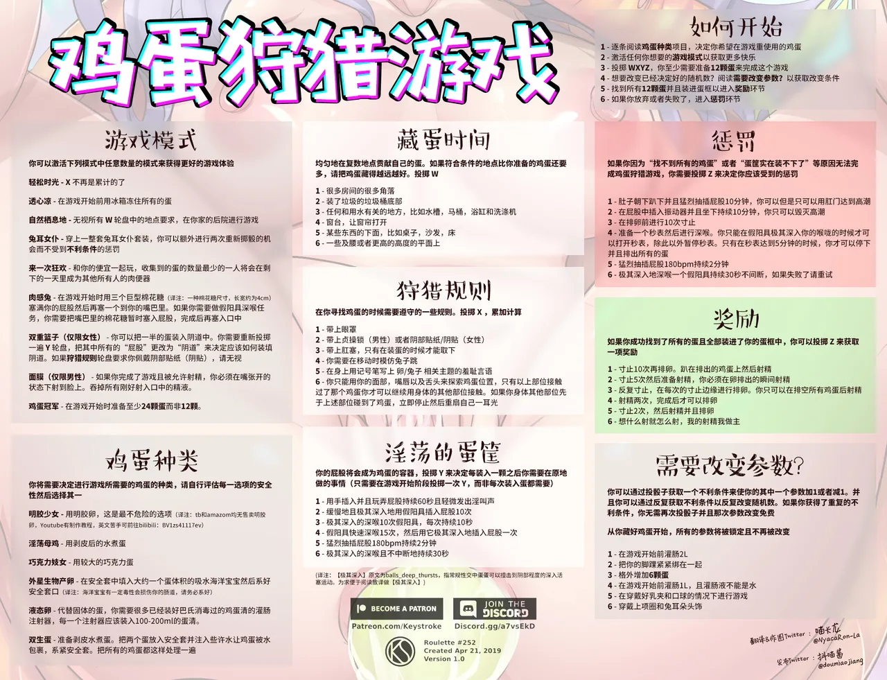 抖喵家轮盘游戏个人性癖整理 - Image 26