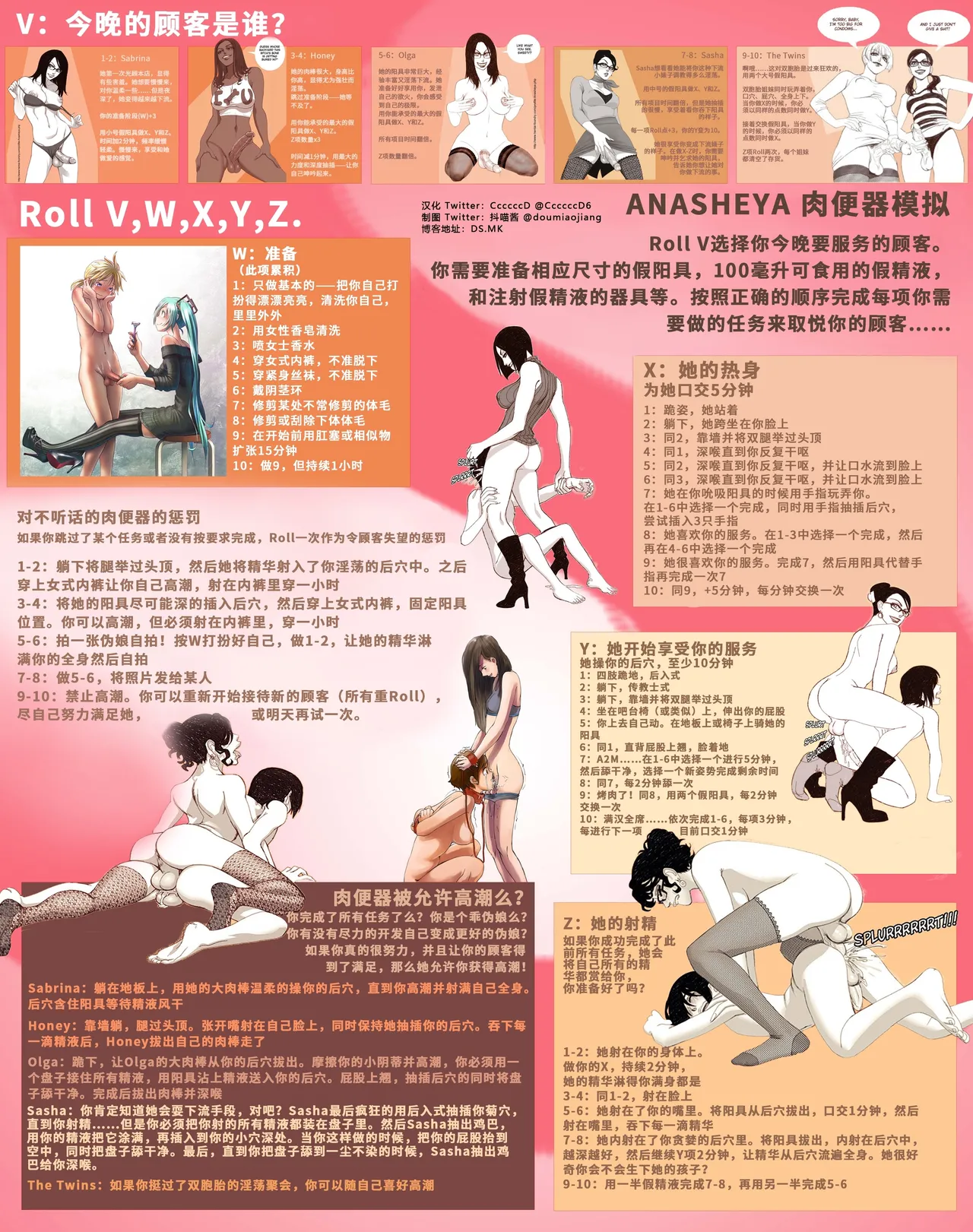 抖喵家轮盘游戏个人性癖整理 - Image 39