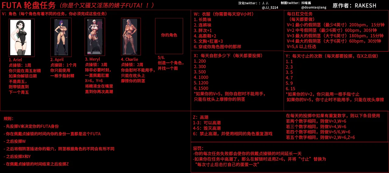 抖喵家轮盘游戏个人性癖整理 - Image 44