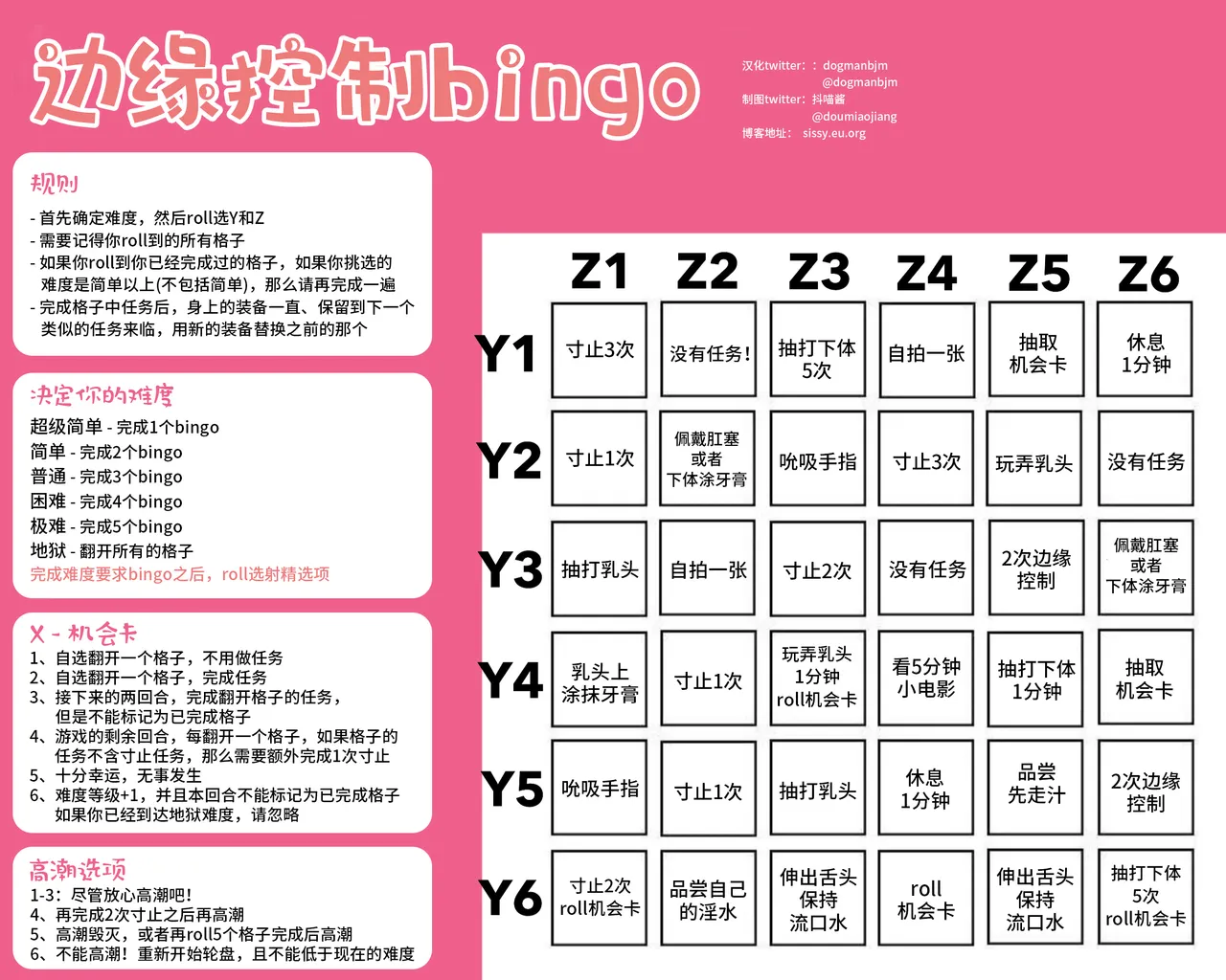 抖喵家轮盘游戏个人性癖整理 - Image 61