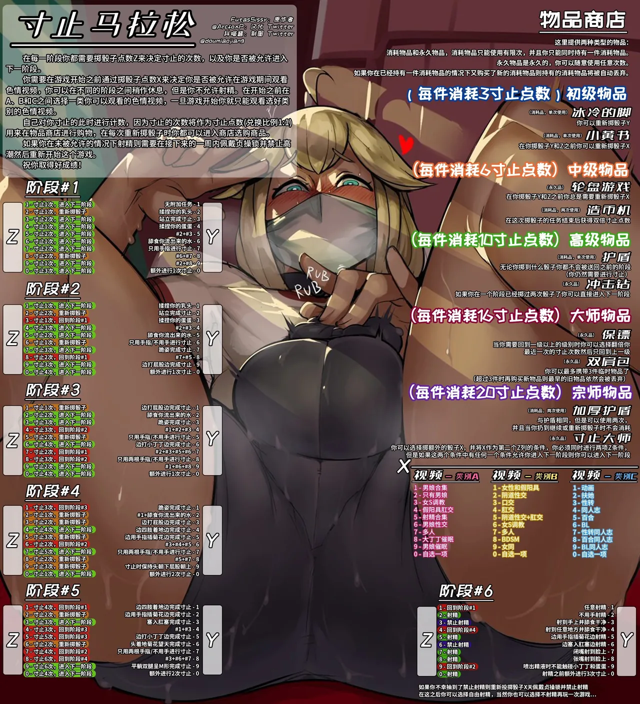 抖喵家轮盘游戏个人性癖整理 - Image 80