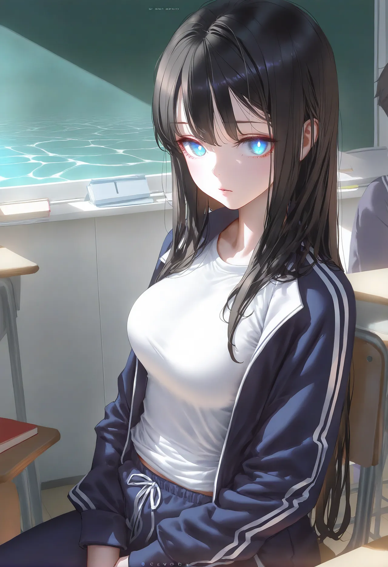 幻想支線愛と夢物語 高校教室彼女妊娠透け - Image 17