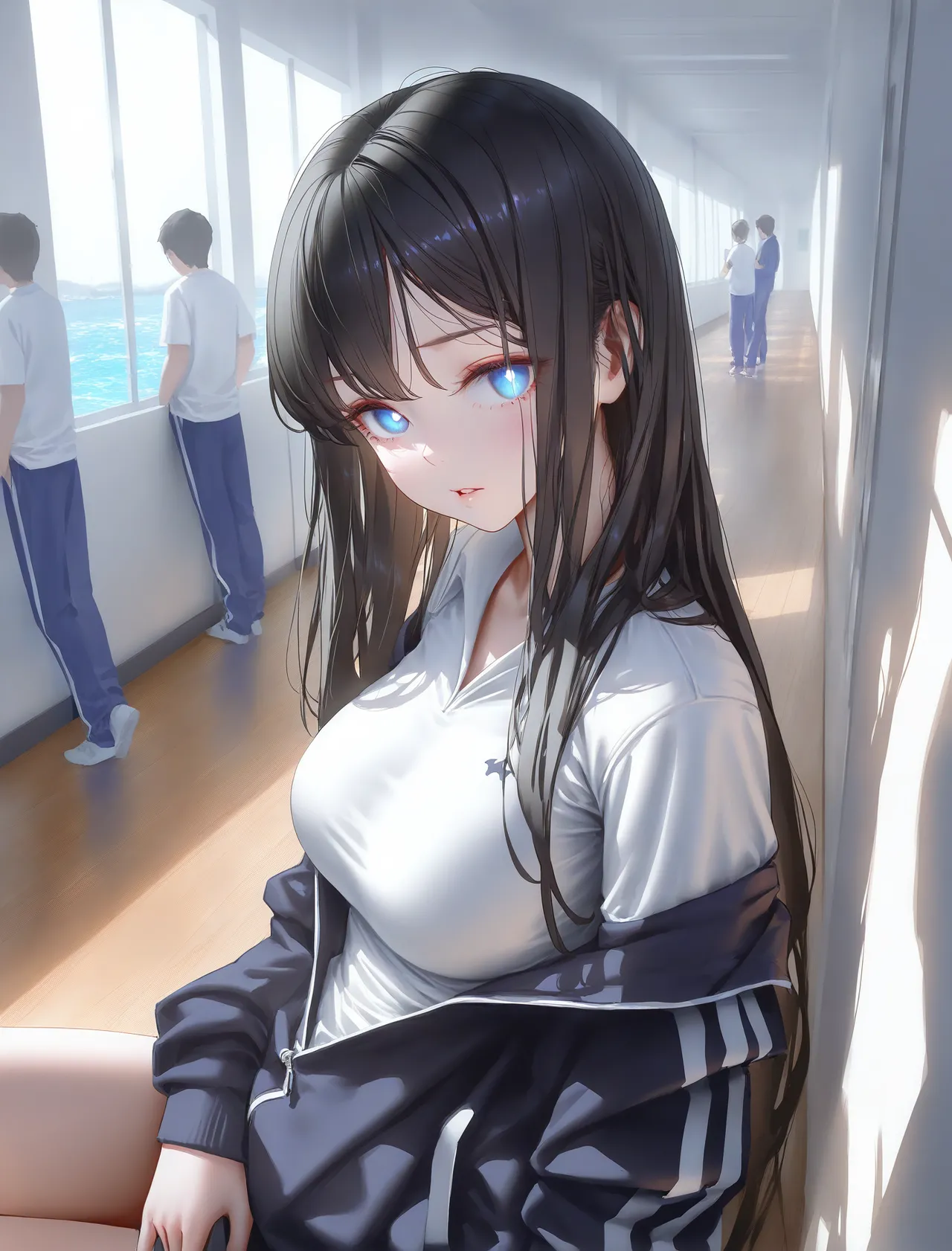 幻想支線愛と夢物語 高校教室彼女妊娠透け - Image 22