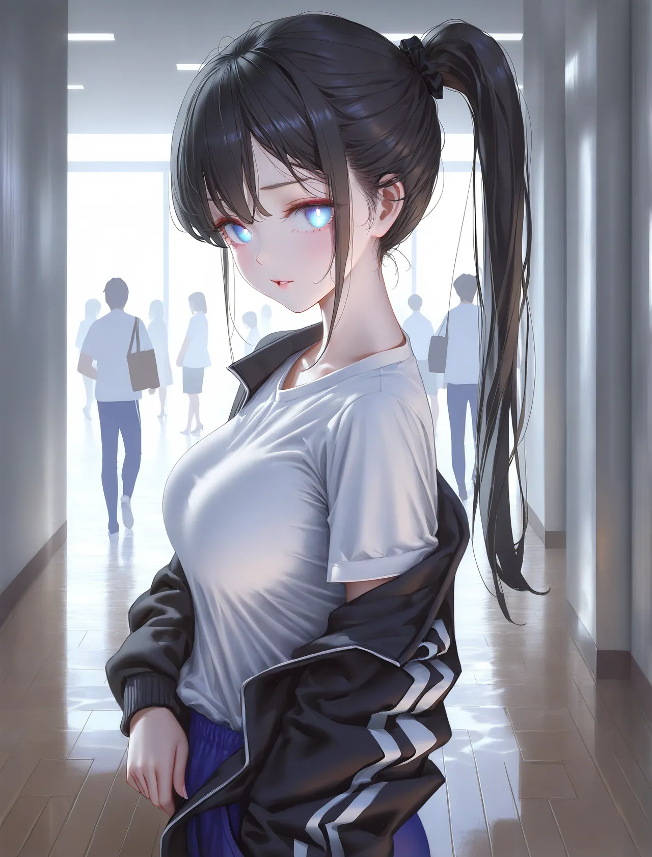 幻想支線愛と夢物語 高校教室彼女妊娠透け - Image 26