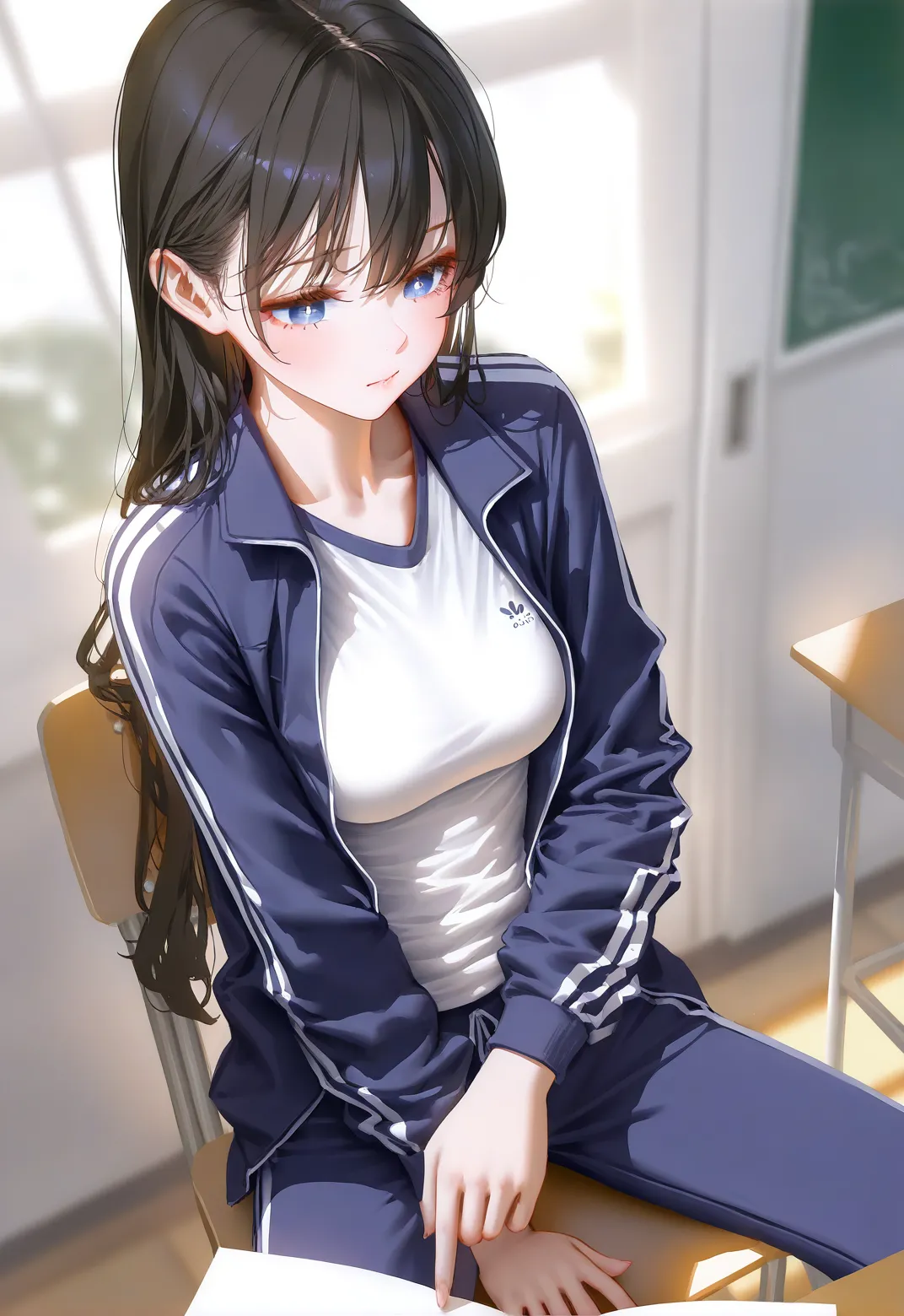 幻想支線愛と夢物語 高校教室彼女妊娠透け - Image 2