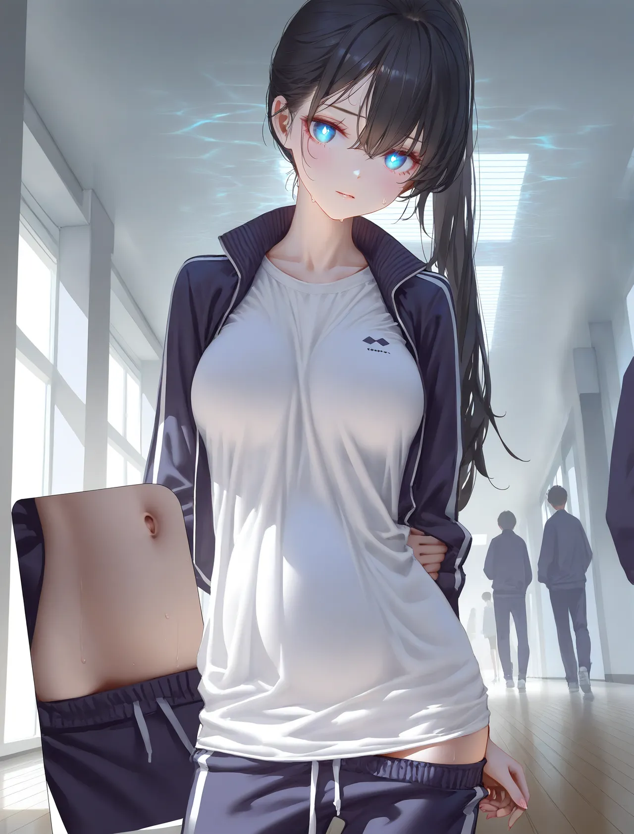 幻想支線愛と夢物語 高校教室彼女妊娠透け - Image 36