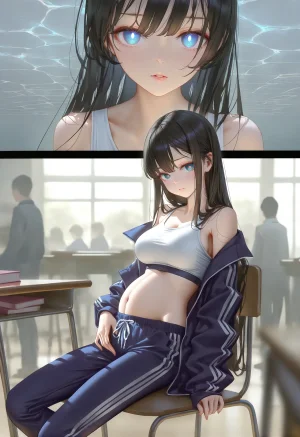 幻想支線愛と夢物語 高校教室彼女妊娠透け - Page 14