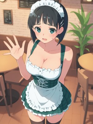 桐ヶ谷直葉 メイド 娼館 - Page 3