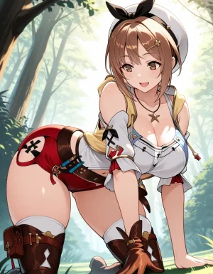 ライザと秘密の森林浴 - Page 35