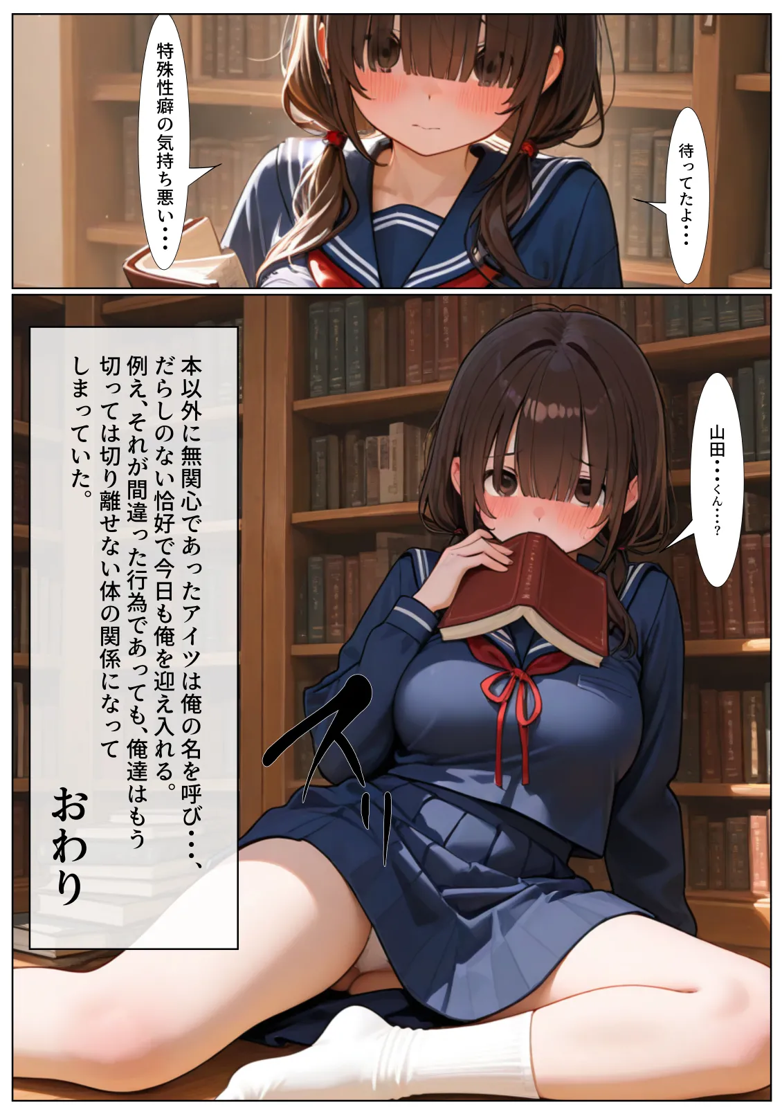 だみだ工房 図書室に住まう女になったアイツは - Image 48