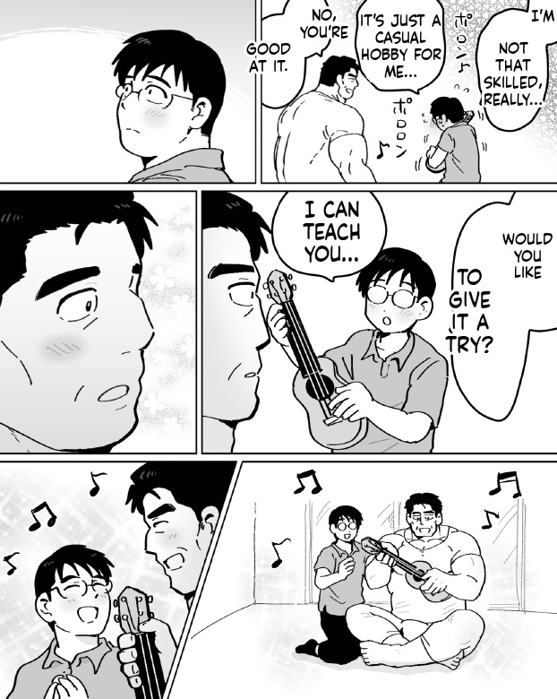 石がぼくの筋肉巨根パパになった話前編 - Image 35