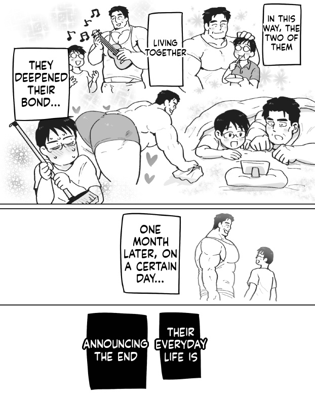 石がぼくの筋肉巨根パパになった話前編 - Image 38