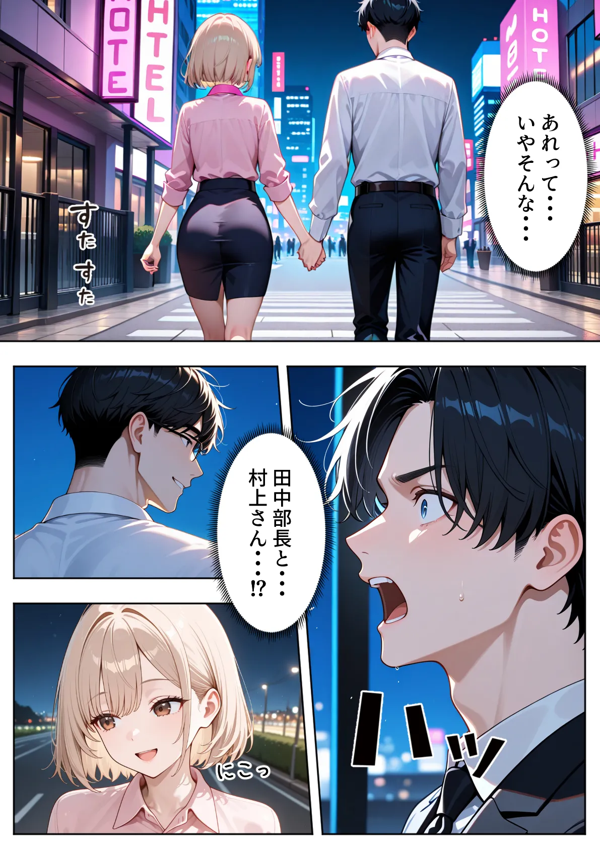 ぱにぱに 新卒入社した俺の社内恋愛事情 純情先輩と小悪魔同期ちゃん - Image 15