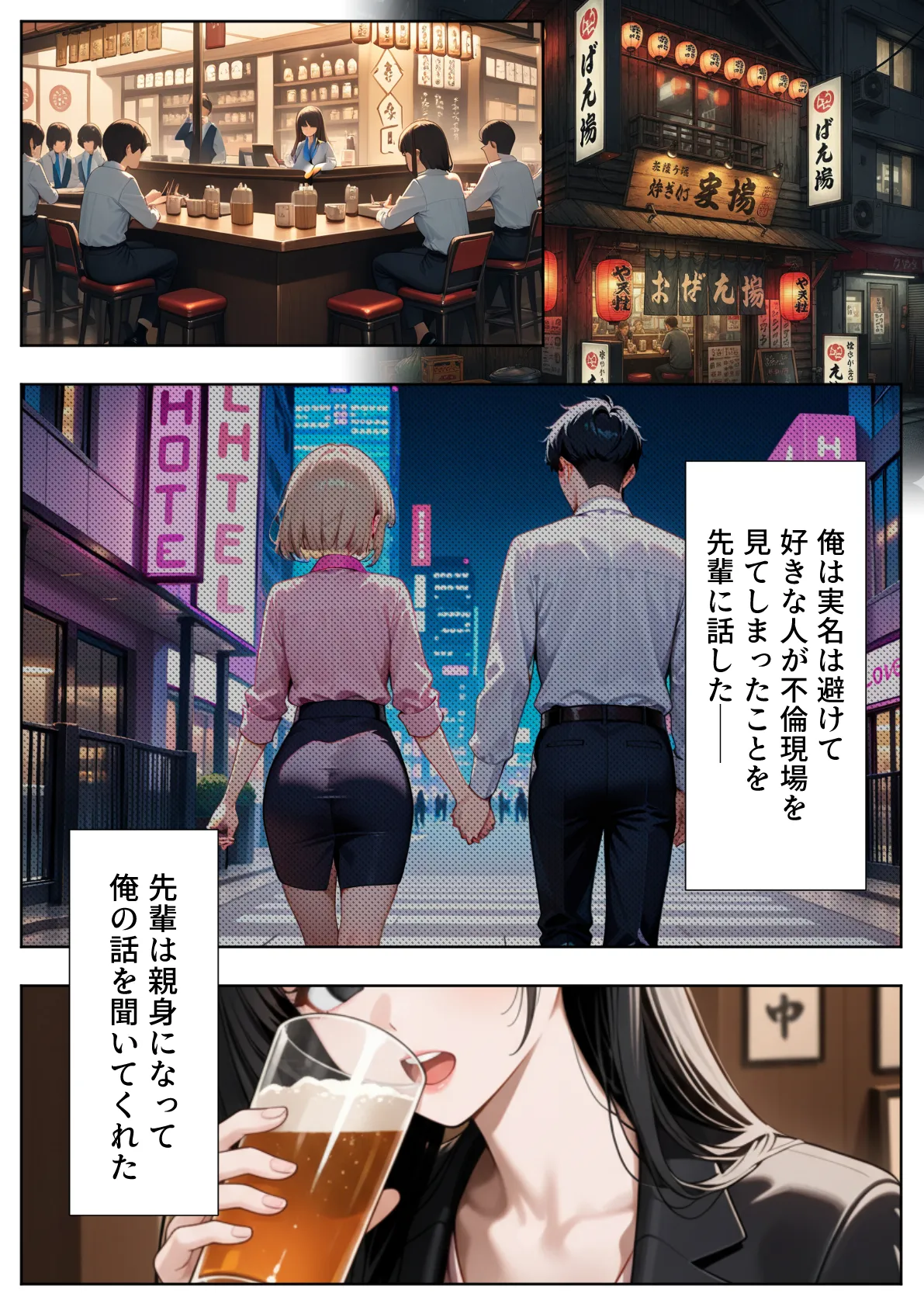ぱにぱに 新卒入社した俺の社内恋愛事情 純情先輩と小悪魔同期ちゃん - Image 18