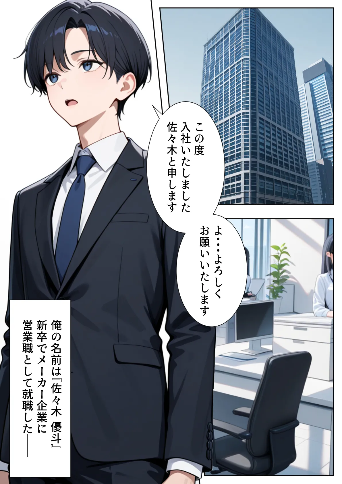 ぱにぱに 新卒入社した俺の社内恋愛事情 純情先輩と小悪魔同期ちゃん - Image 2