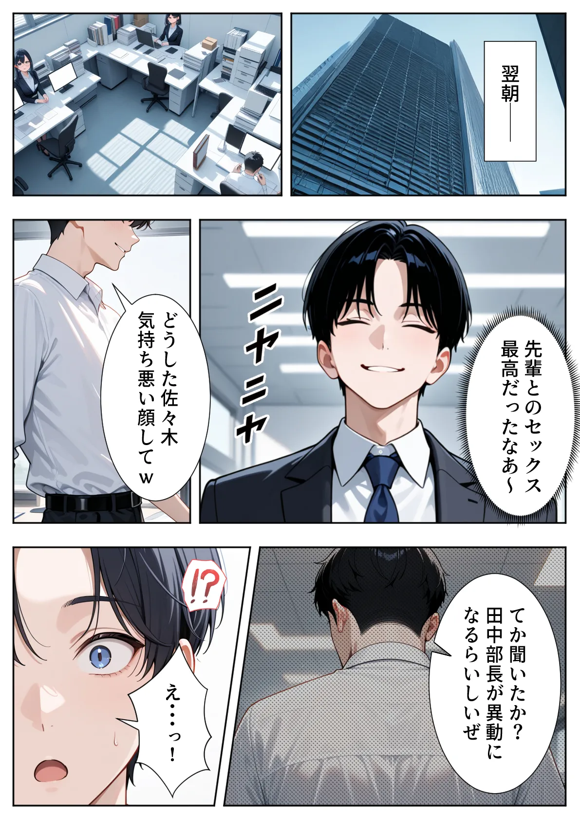 ぱにぱに 新卒入社した俺の社内恋愛事情 純情先輩と小悪魔同期ちゃん - Image 41