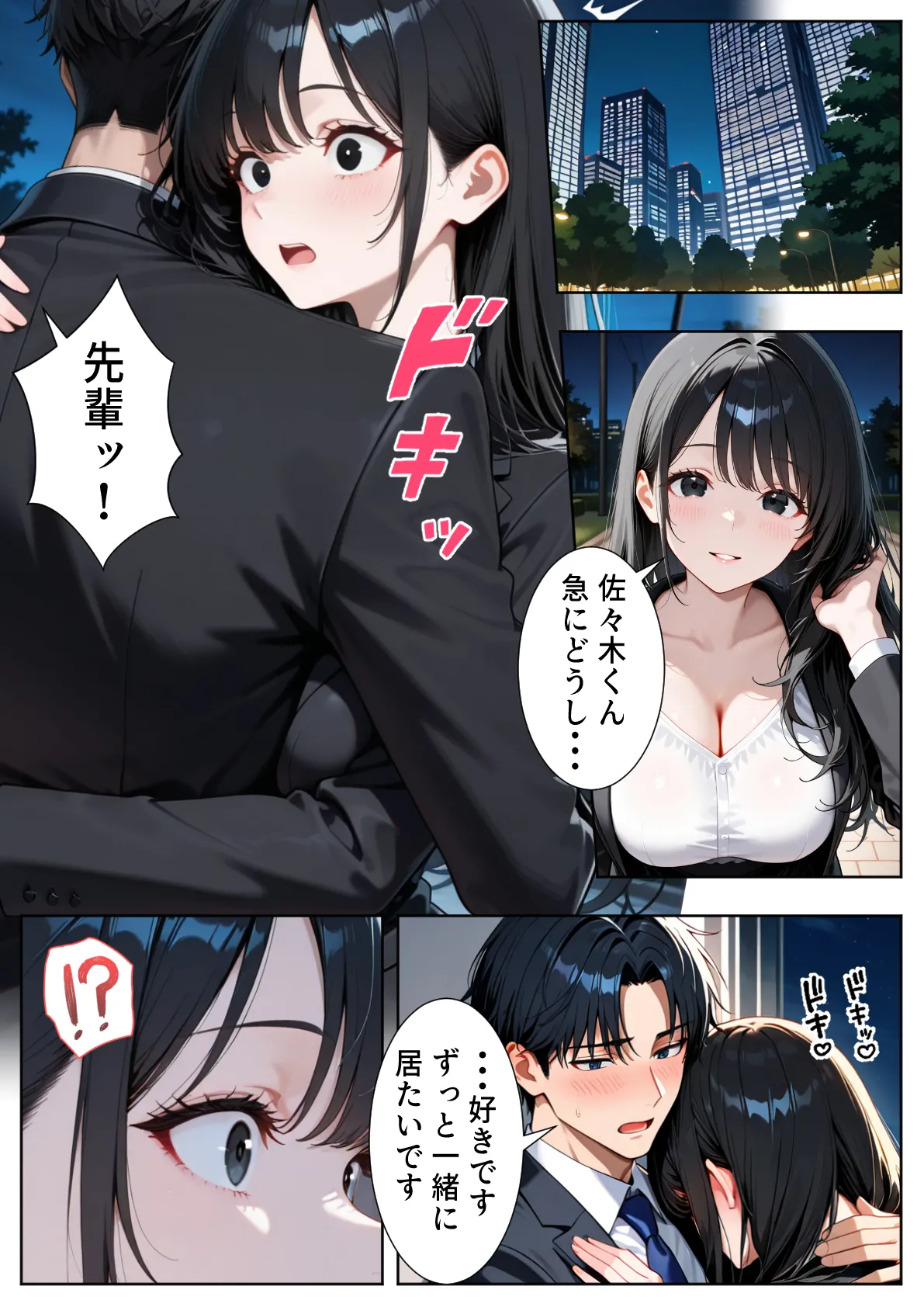 ぱにぱに 新卒入社した俺の社内恋愛事情 純情先輩と小悪魔同期ちゃん - Image 48