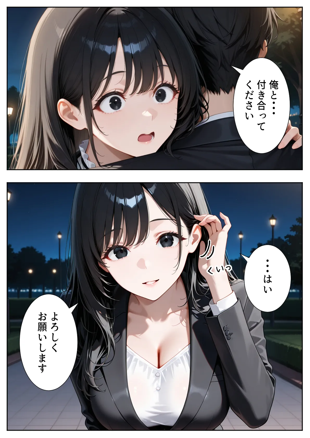ぱにぱに 新卒入社した俺の社内恋愛事情 純情先輩と小悪魔同期ちゃん - Image 49