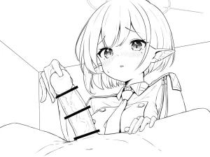 神戸ナギ アオイ 手コキ ブルーアーカイブ - Page 38