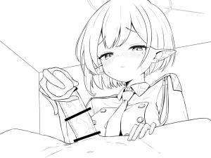 神戸ナギ アオイ 手コキ ブルーアーカイブ - Page 56