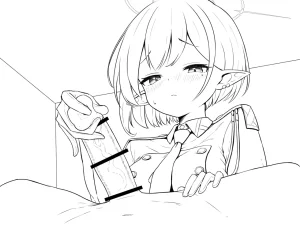 神戸ナギ アオイ 手コキ ブルーアーカイブ - Page 58