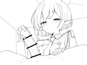 神戸ナギ アオイ 手コキ ブルーアーカイブ - Page 61