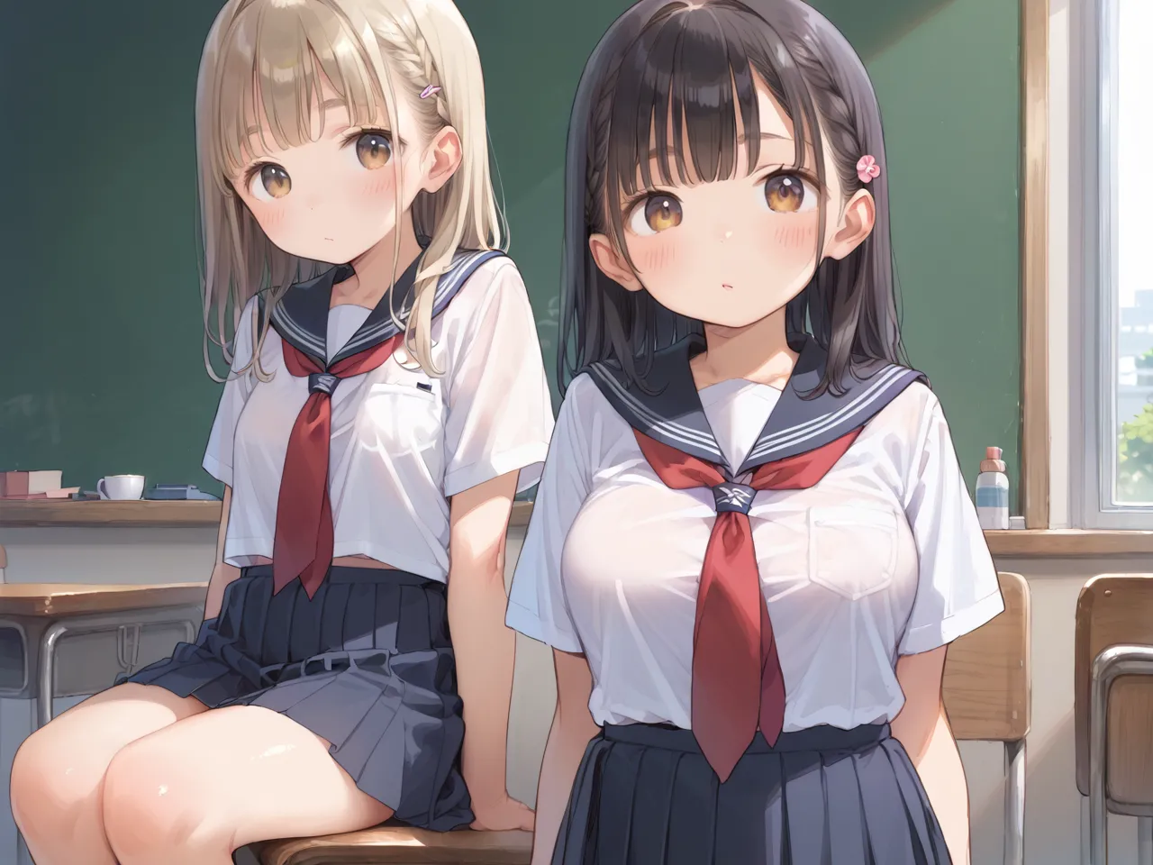 すじまんロリっ子少女たち - Image 1