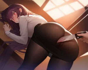 黑絲秘書被刀插 - Page 64