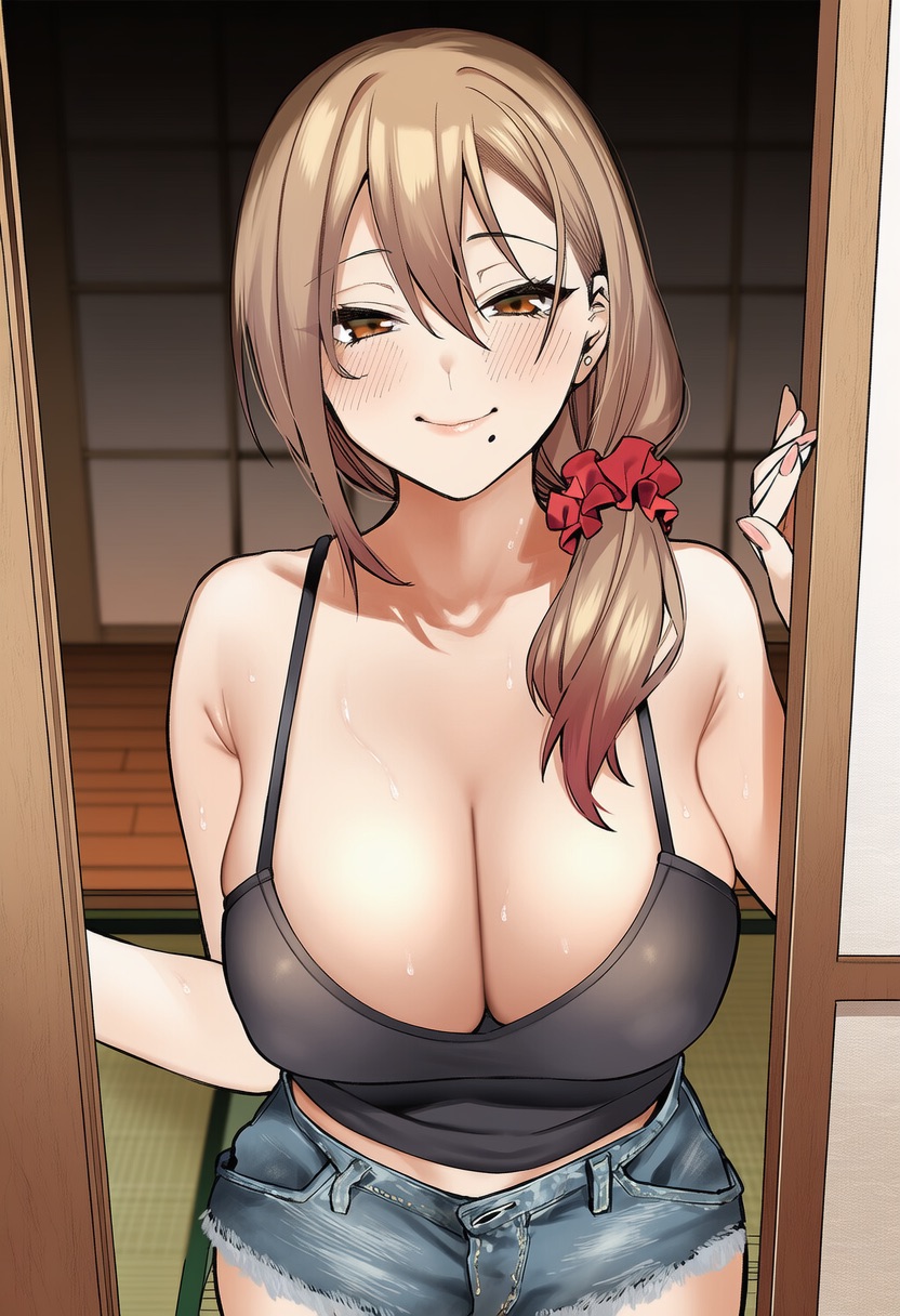 マカロン バレちゃうって彼女がいる前でシンママお姉さんに喰われる話 オリジナル - Image 163