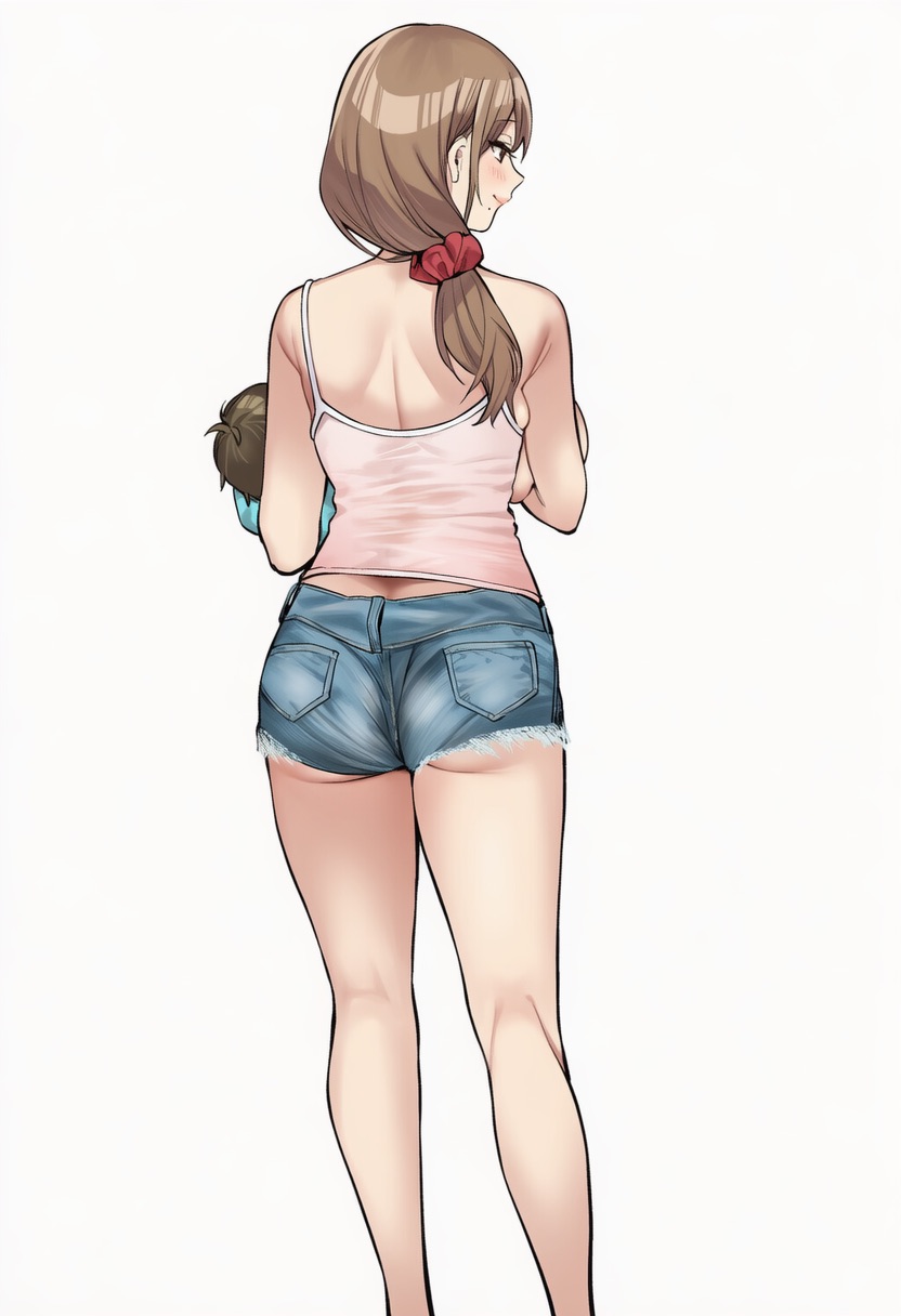 マカロン バレちゃうって彼女がいる前でシンママお姉さんに喰われる話 オリジナル - Image 183