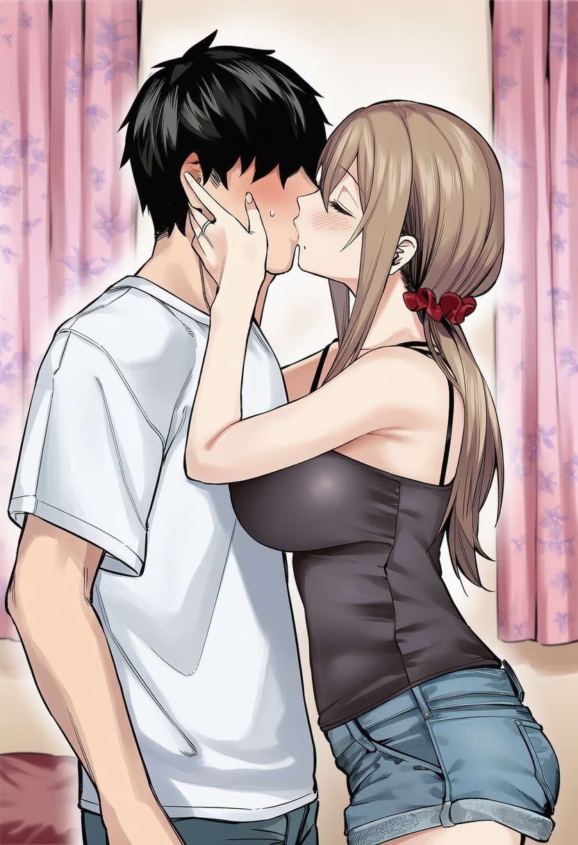 マカロン バレちゃうって彼女がいる前でシンママお姉さんに喰われる話 オリジナル - Image 78