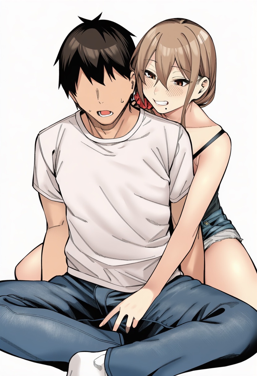 マカロン バレちゃうって彼女がいる前でシンママお姉さんに喰われる話 オリジナル - Image 97