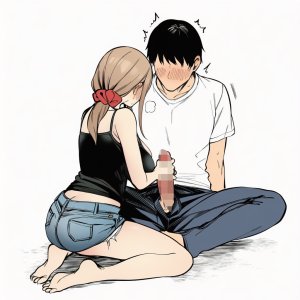 マカロン バレちゃうって彼女がいる前でシンママお姉さんに喰われる話 オリジナル - Page 108