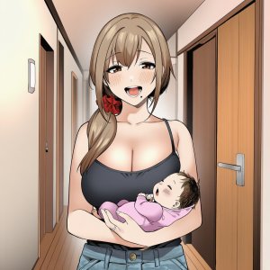 マカロン バレちゃうって彼女がいる前でシンママお姉さんに喰われる話 オリジナル - Page 152