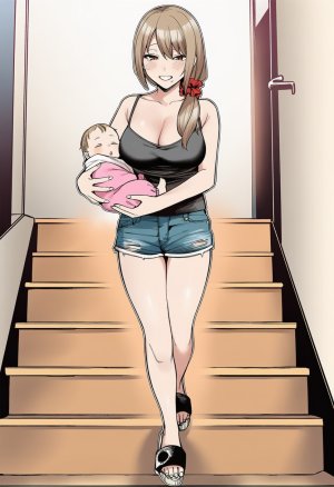 マカロン バレちゃうって彼女がいる前でシンママお姉さんに喰われる話 オリジナル - Page 153