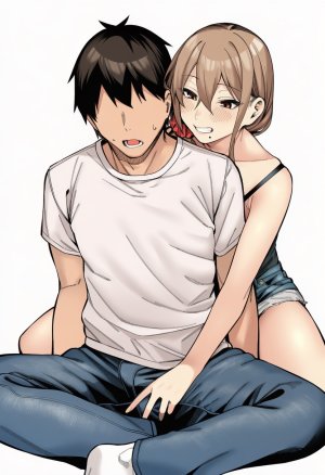 マカロン バレちゃうって彼女がいる前でシンママお姉さんに喰われる話 オリジナル - Page 97