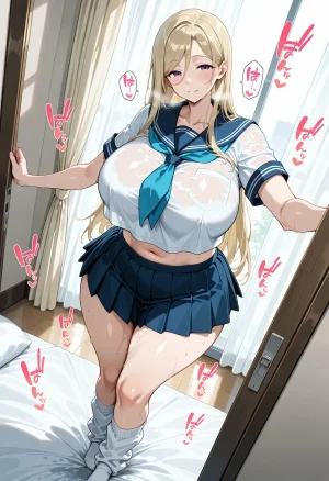 制服しか勝たん 爆乳人妻 へそ出し制服日記 中出し専用ドスケベまんこはーと - Page 249